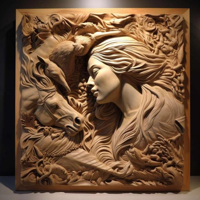 نموذج ثلاثي الأبعاد لآلة CNC 3D Art 